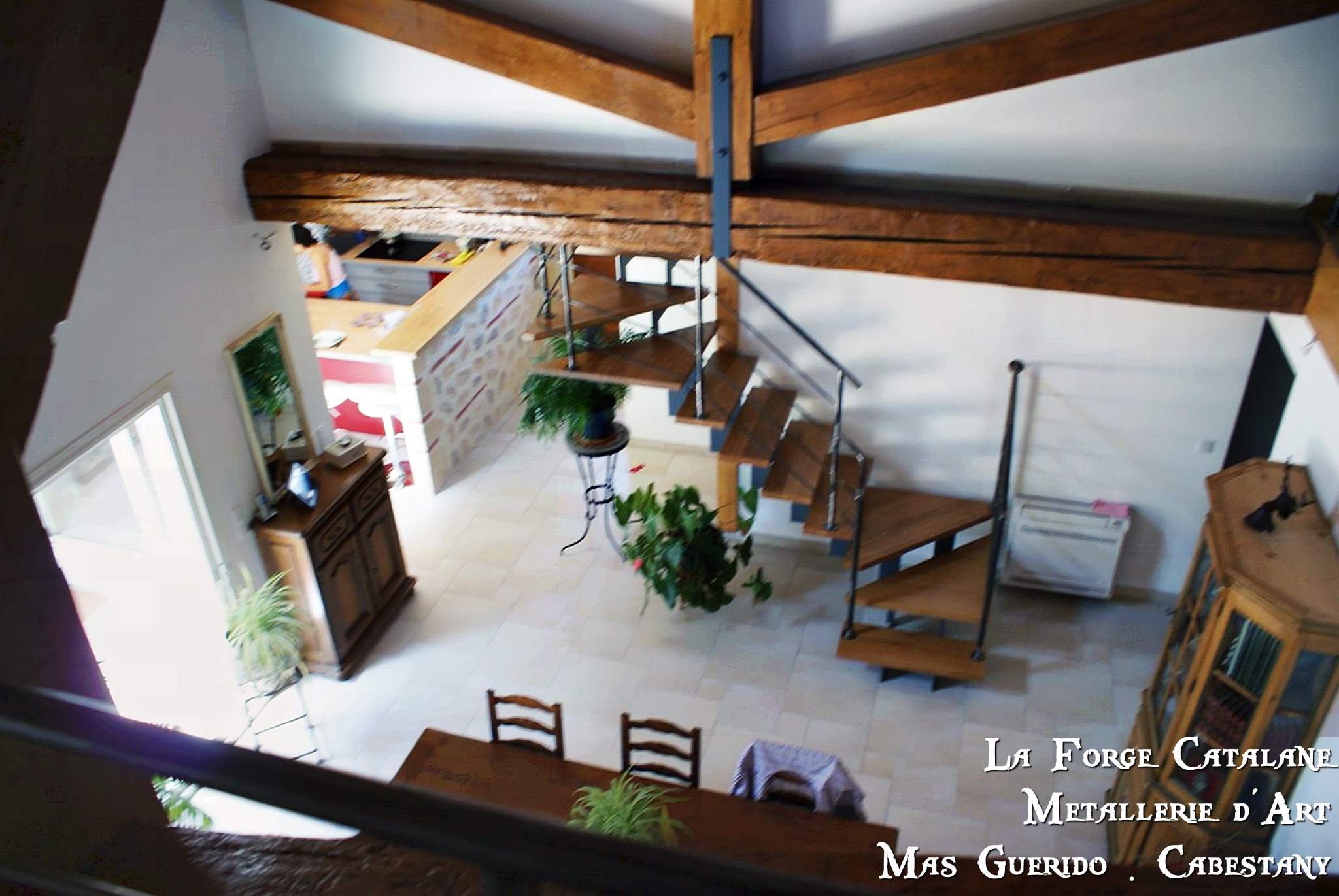 escalier limon cremaillere double decoupe laser marches bois  6 forge catalane.jpg